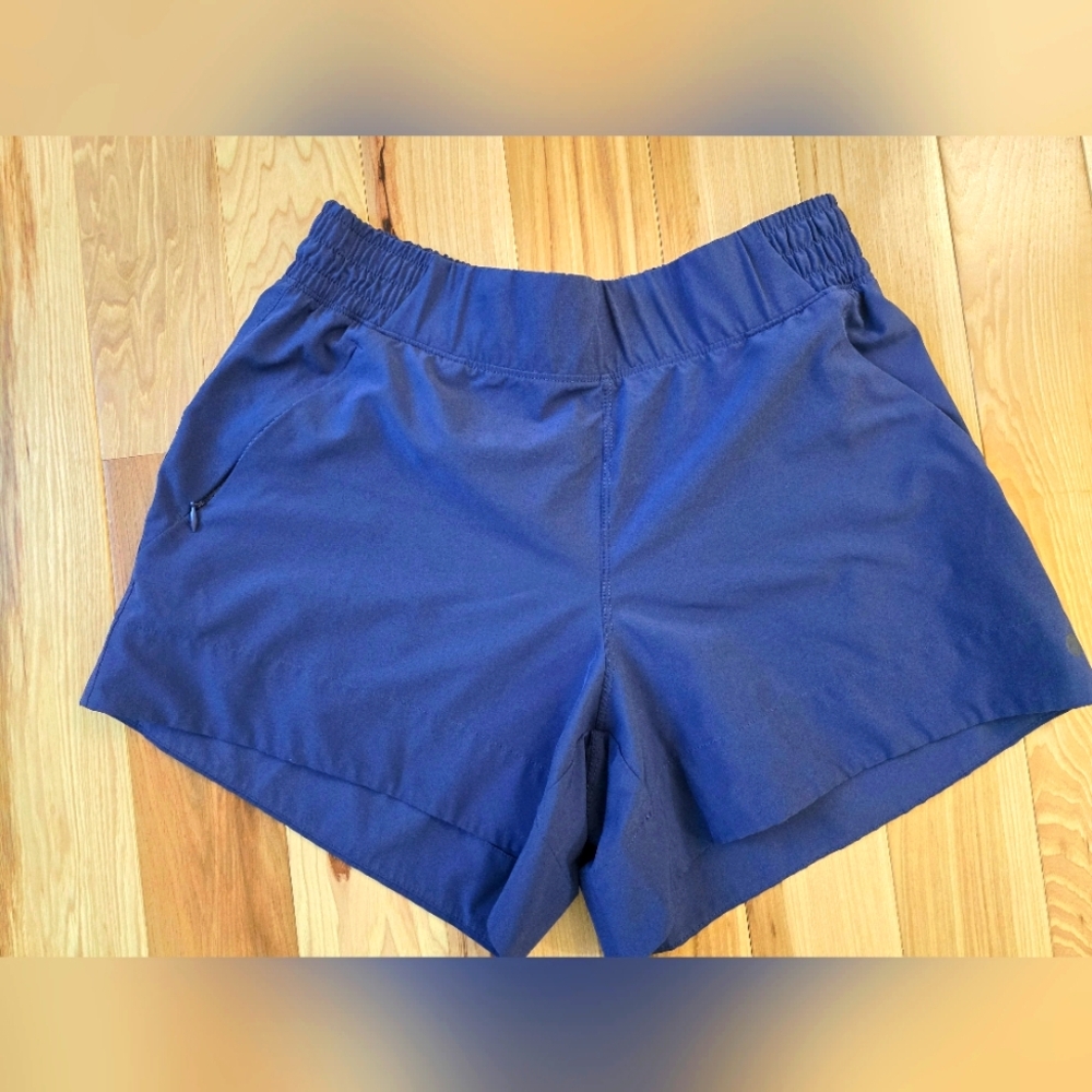 Apana Women's Dark Purple Athletic Shorts, Size S - Picture 2 of 5